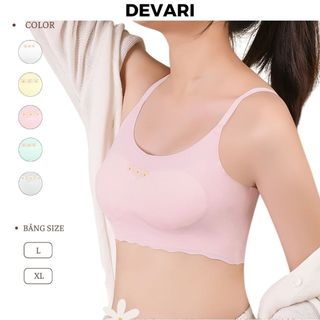 Áo lót bé gái chất su mềm mại êm ái thấm hút tốt họa DEVARI B7122