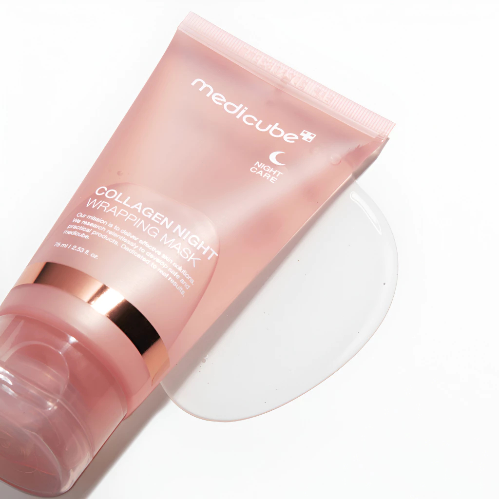 Mặt Nạ Ngủ Dạng Lột Medicube 75ml/Collagen Night Wrapping Mask/Peel-Off Face Mask for Glass Skin