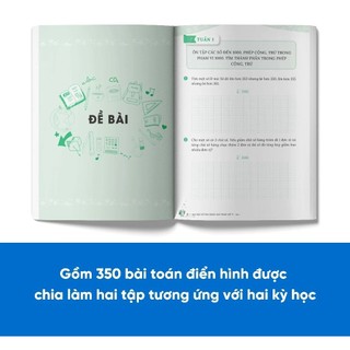 Sách - Bài tập bổ trợ nâng cao Toán Lớp 3 (Tập 1+Tập 2)