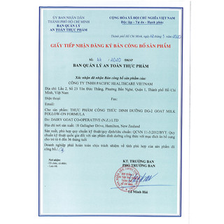 Sữa Bột Công Thức Dê DG New Zealand cho bé (400gr - 800gr)
