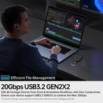 Ổ Cứng SSD Di Động SSK SD 501 Mini NVME | Type C Gen2 Tốc độ truyền USB C (2000Mb/s) Nhanh | Chip Hiệu suất — ảnh 4