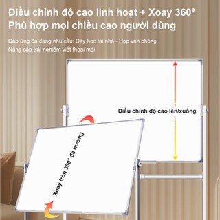 Bảng từ trắng Hàn Quốc 900x600MM nhôm Thích hợp cho lớp học, văn phòng và gia đình