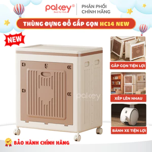 Hộp Đựng Đồ Gấp Gọn,Thùng Nhựa Lớn Nắp Lật 139L Đựng Quần Áo Có Bánh Xe Di Chuyển Tiện Lợi