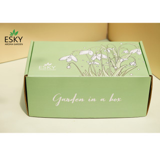 Hộp Quà Cao Cấp ESKY AROMA GARDEN Hộp Giấy SIÊU DÀY Đựng Quà Tặng 25x15x10cm