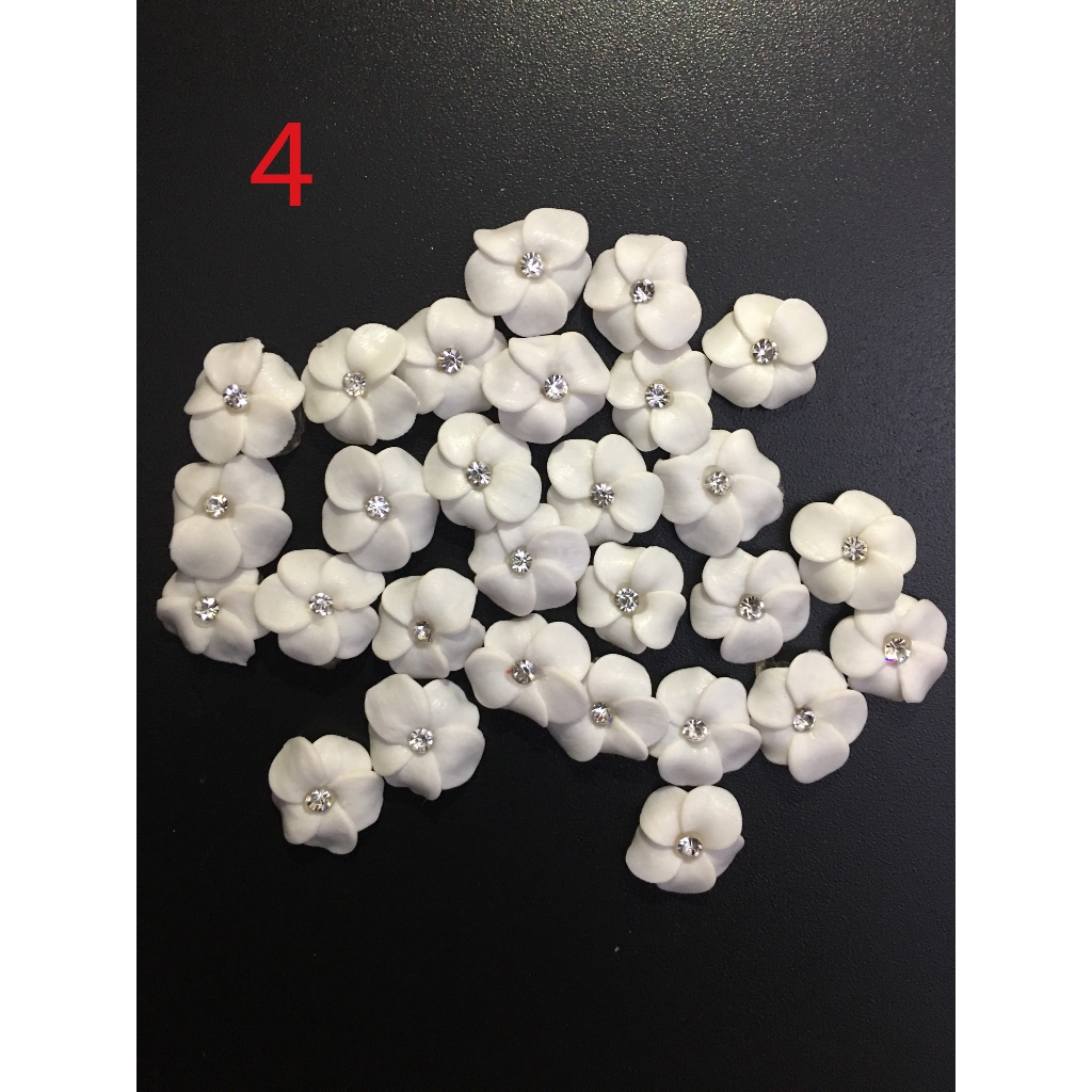 Hoa bột trang trí móng Nail mẫu 1-6