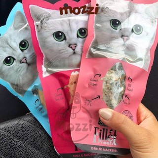 Snack cho mèo Thịt tươi phi lê Fillet KitCat gói 30gr