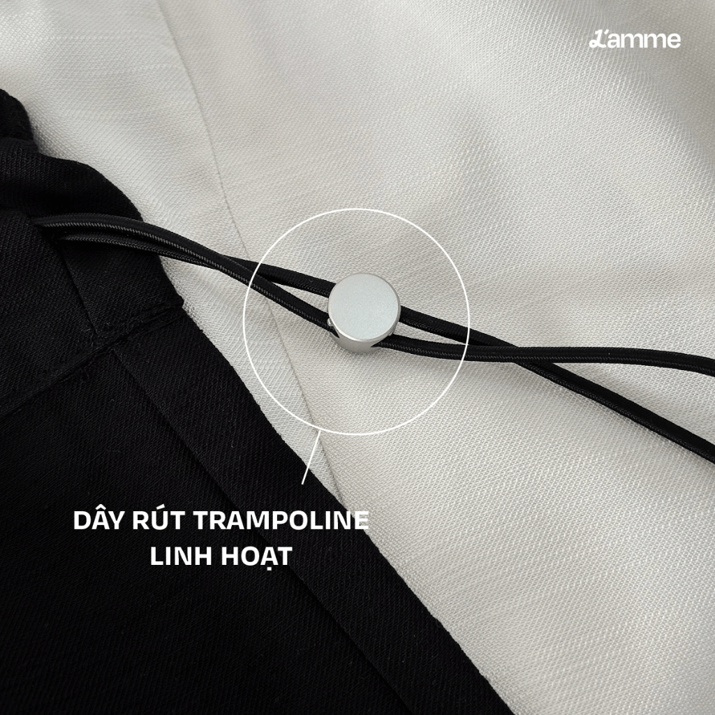 Quần short đũi cạp chun dây rút Uni Short quần đùi bầu vải đũi, dáng suông rộng, mát lạnh  BY L'AMM