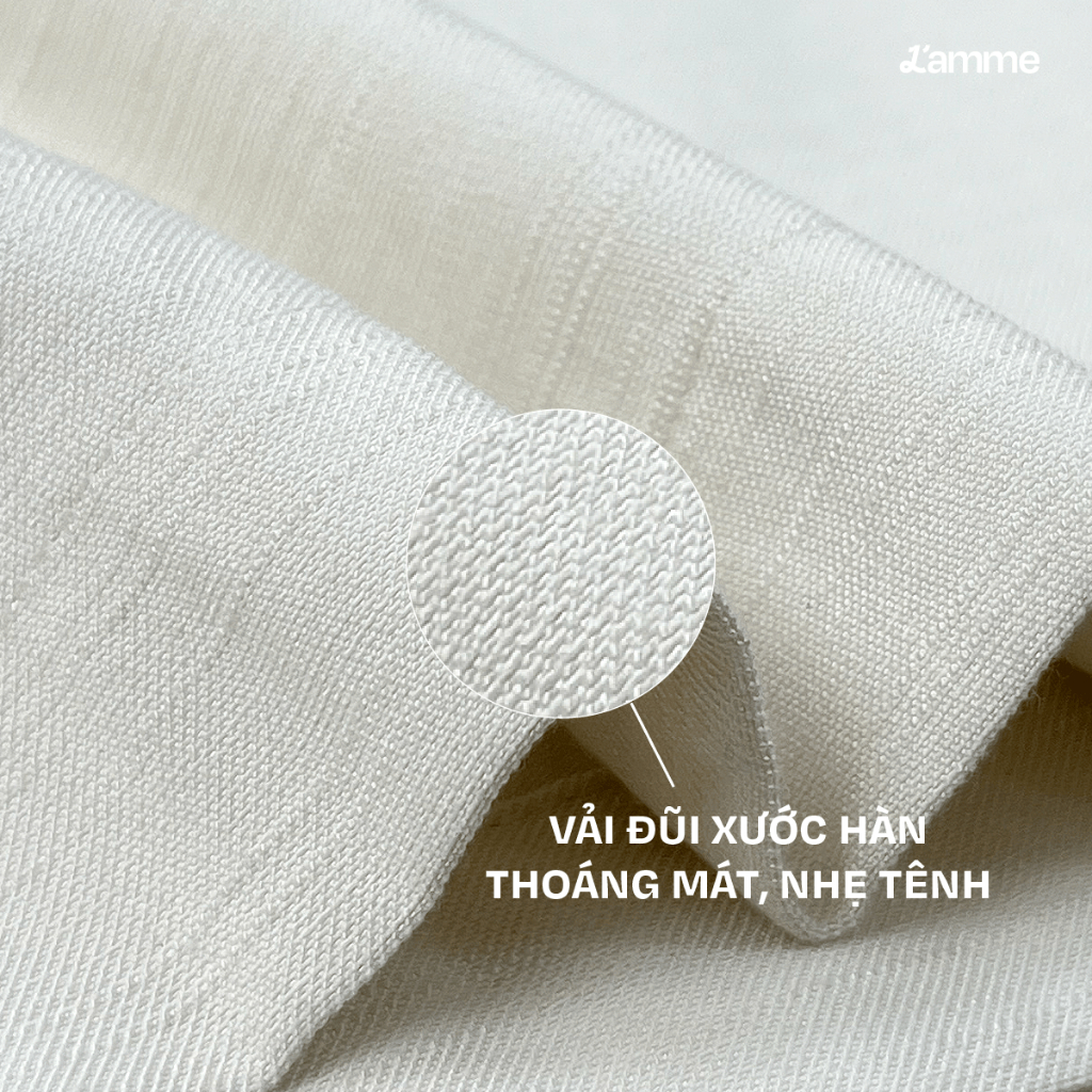 Quần bầu suông ống rộng Uni Pants lưng chun, chất liệu đũi xước Hàn, mát lạnh chống nhăn BY LAMME
