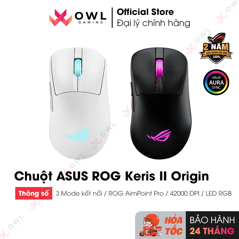 Chuột gaming ASUS ROG Keris II Origin (Hàng chính hãng) | BigBuy360 - bigbuy360.vn