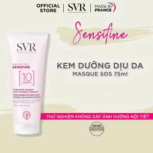 Mặt nạ giúp làm dịu, giảm tình trạng da ửng đỏ và cấp ẩm SVR SENSIFINE MASQUE SOS 75ml