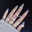 Nail Box Thiết Kế Mắt Mèo Hồng Nhạt Charm Bướm Ngọc Nơ HotHit Dễ Thương, Xinh M165