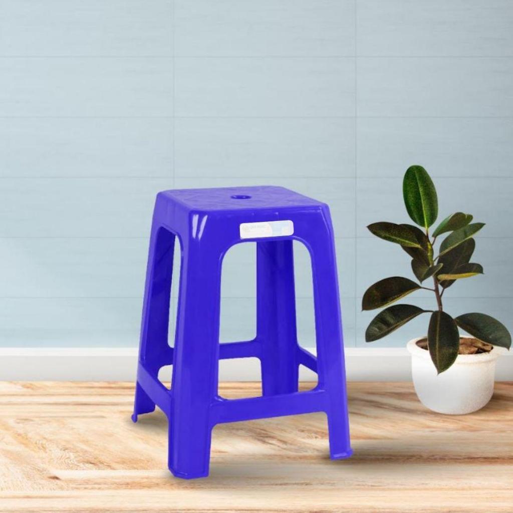 Ghế nhựa cao QUI PHÚC, mặt vuông bông, combo 4,6,10 ghế, an toàn, tiện lợi, chắc chắn, chống trượt