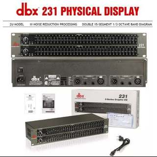 Lọc Xì Equalizer DBX 231 Cắt Hú Micro, Điều Chỉnh Bass ,Trυng, Trebbe, Lọc Tiếng Âm Thanh Cực Hay.