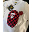 Áo Thun Bape Trái Tim Form Rộng Chất Vải Cotton New SS2025 Full Tem Tag Mac