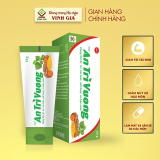 Gel An Trĩ Vương Vinh Gia Giúp Chăm Sóc Làm Mát, Dịu Da Dùng Khi Bị Trĩ, Táo Bón Tuýp 20g