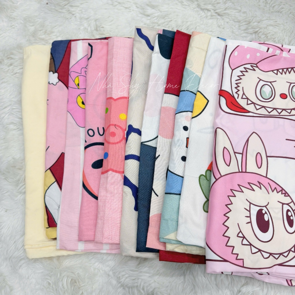 Vỏ Gối Ôm , Vỏ Gối Nằm Cotton Nhiều Màu  Ngẫu Nhiên Size 1mx35cm - Nhà Shy Home Decor