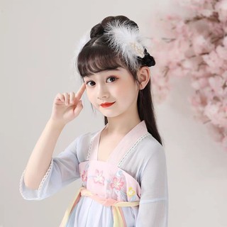 Set 2 chiếc kẹp lông vũ siêu dễ thương- Kẹp tóc lông vũ thiên nga thời trang phong cách