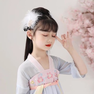 Set 2 chiếc kẹp lông vũ siêu dễ thương- Kẹp tóc lông vũ thiên nga thời trang phong cách