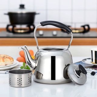 Ấm đun nước inox nhiều dung tích 1L - 6L Chubby Chef dùng cho mọi loại bếp ấm nấu nước pha trà ấm đun bếp gas