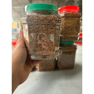 Hũ 500g Mè Vàng Rang Giòn – Mè Quê Vụ Mới, Đãi Sạch, Ăn Liền