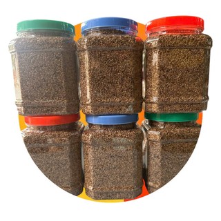 Hũ 500g Mè Vàng Rang Giòn – Mè Quê Vụ Mới, Đãi Sạch, Ăn Liền