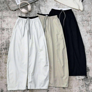 Quần Ống Rộng ELEGANTE.. Phối Cạp Chất Liệu Kaki Gió Siêu Mát Siêu Tôn Dáng.