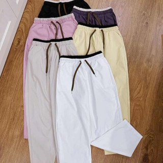 Quần Boomer ELEGANETE  Phối Cạp Dáng Lỡ Siêu Tôn Dáng, Siêu Sexxy Cuốn Hút Chất Liệu KAKI Gió Siêu Mát
