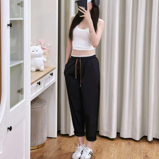 Quần Boomer ELEGANETE  Phối Cạp Dáng Lỡ Siêu Tôn Dáng, Siêu Sexxy Cuốn Hút Chất Liệu KAKI Gió Siêu Mát