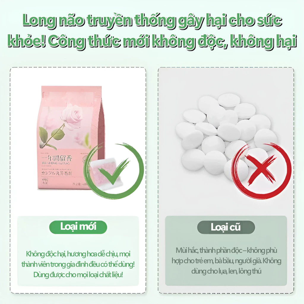 Túi thơm hút ẩm dùng cho tủ quần áo, chống côn trùng, ẩm mốc, khử mùi hôi，thơm，hút ẩm
