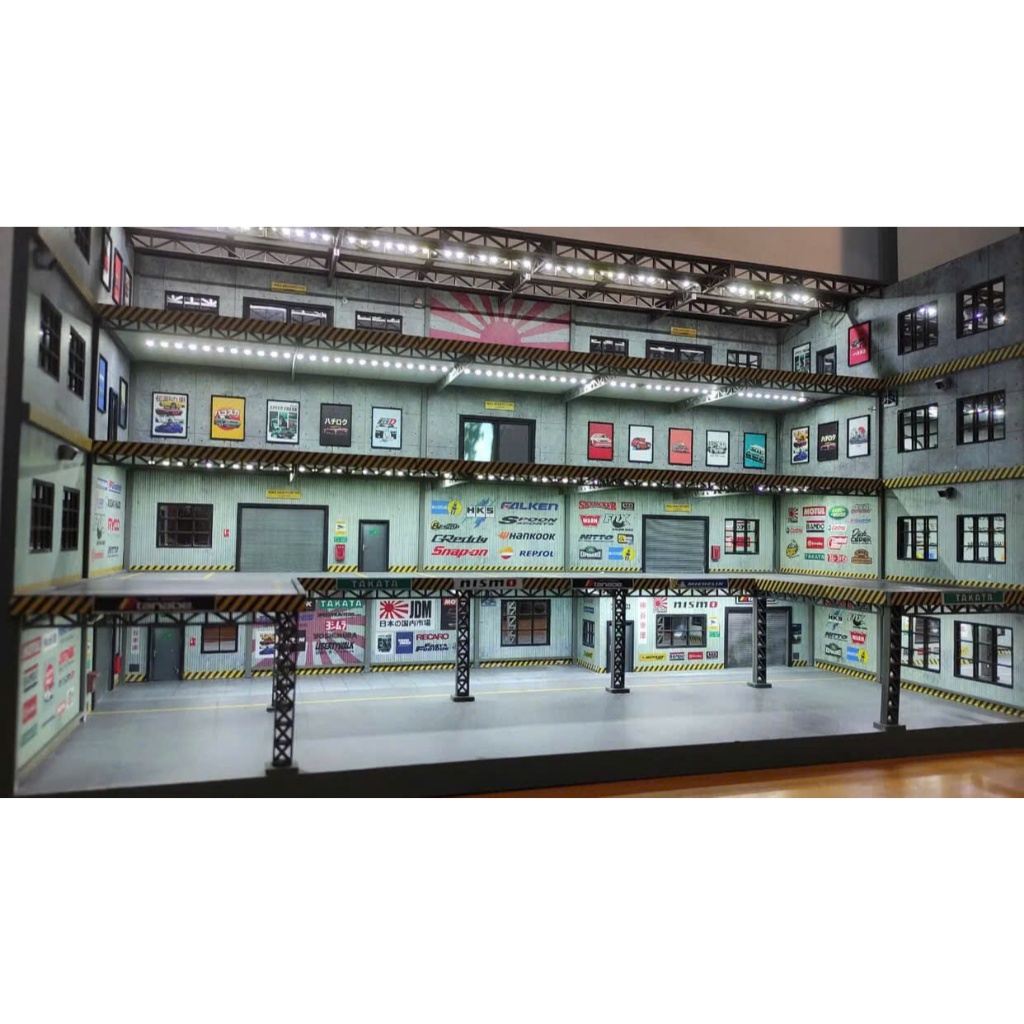 Bãi đậu xe siêu to 3 tầng