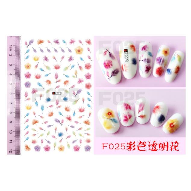 Sticker trang trí móng Mã F021- F025