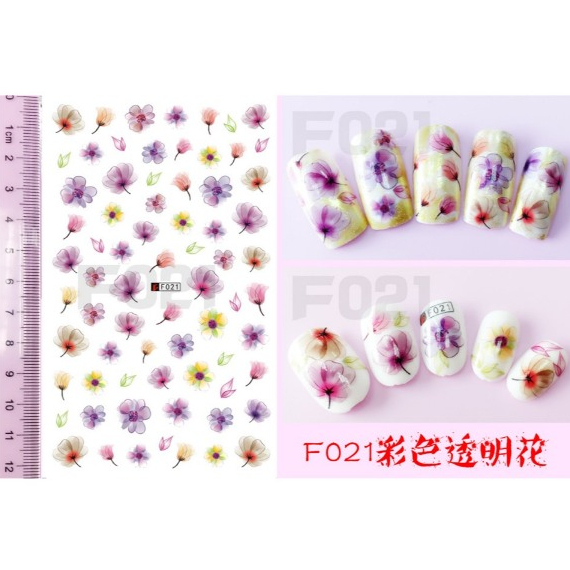 Sticker trang trí móng Mã F021- F025