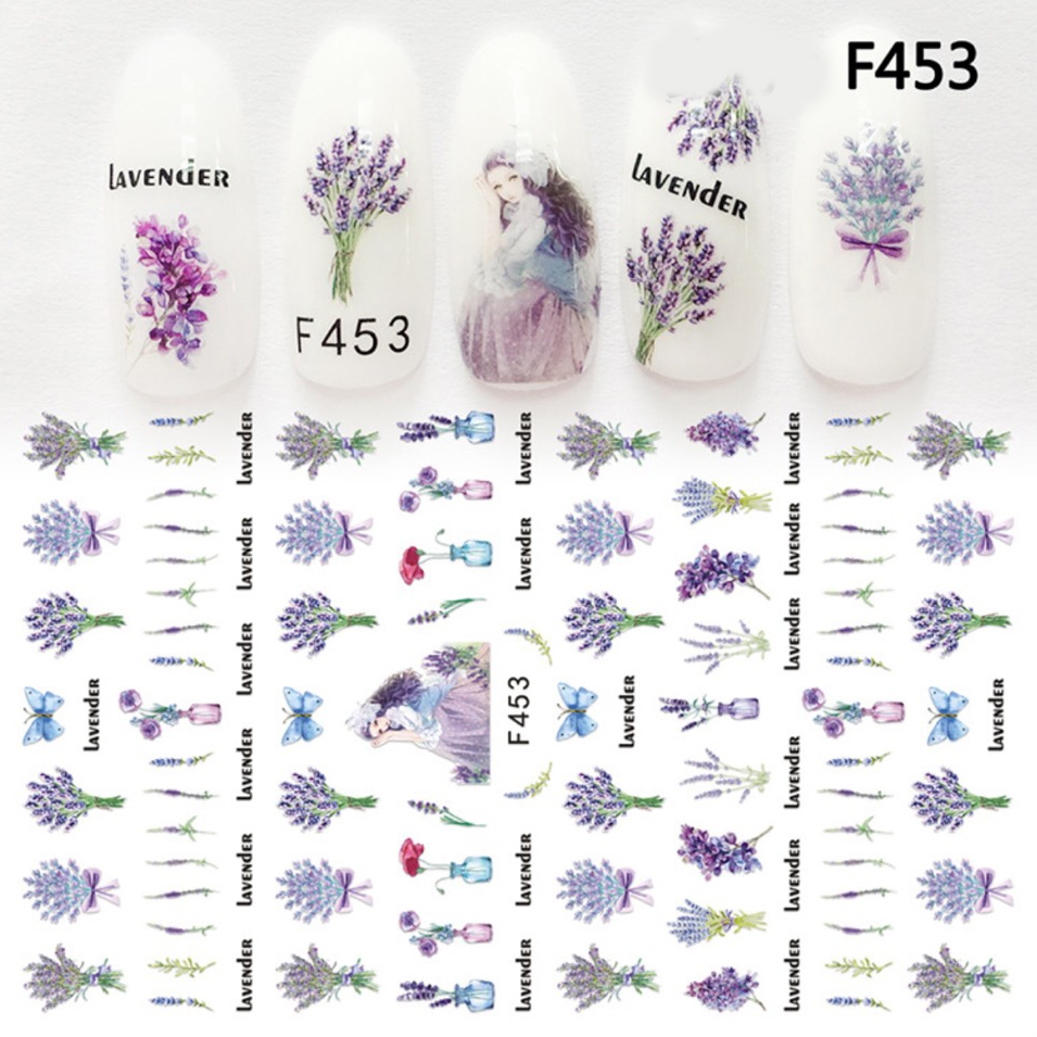 Sticker Trang trí móng Mã F450 đến F456