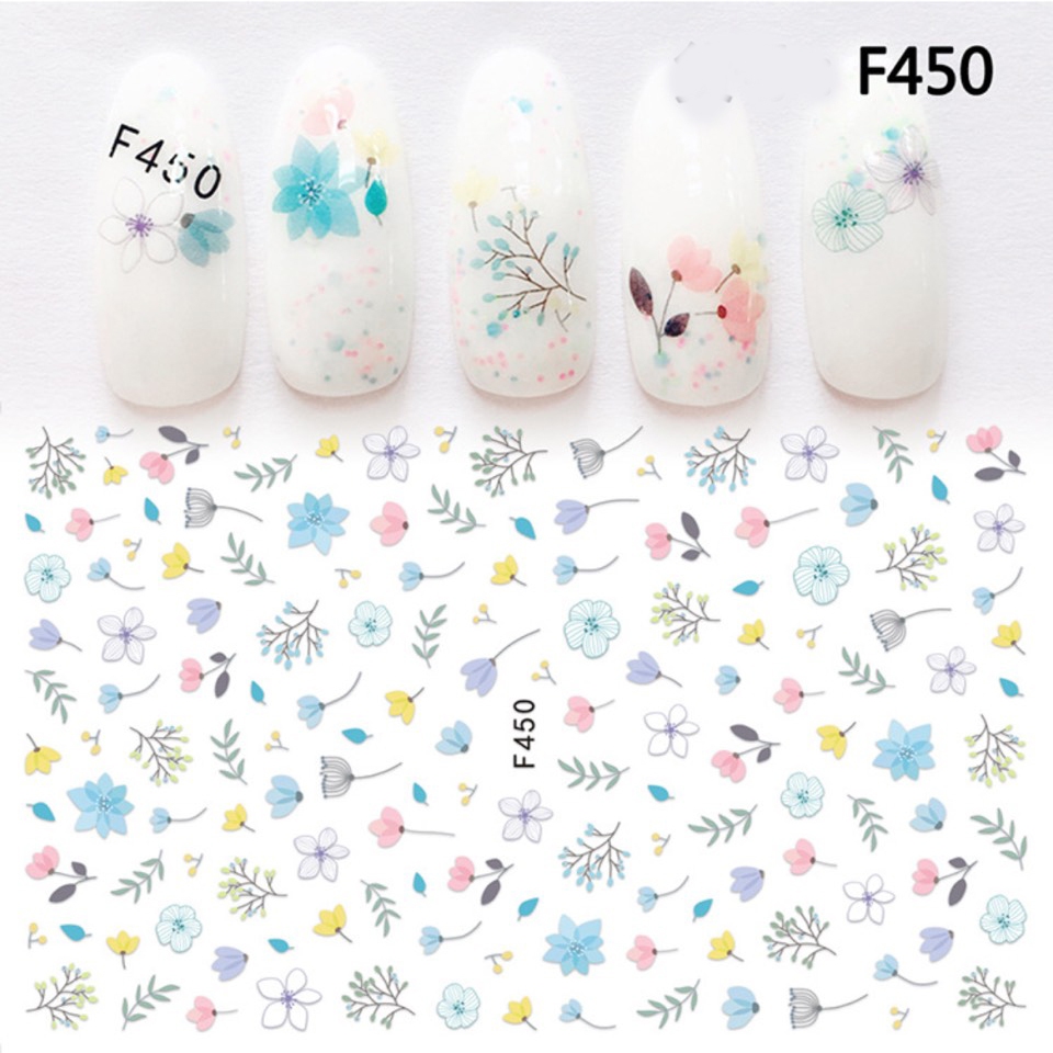 Sticker Trang trí móng Mã F450 đến F456