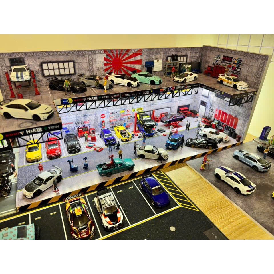 Garage đỗ xe 2-3 tầng 1/64