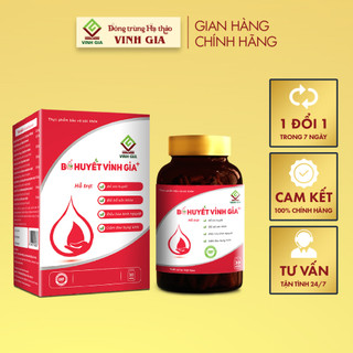 Viên uống Bổ Huyết Vinh Gia dùng cho Phụ Nữ Đau Bụng Kinh, Kinh Nguyệt Không Đều - hộp 30 viên
