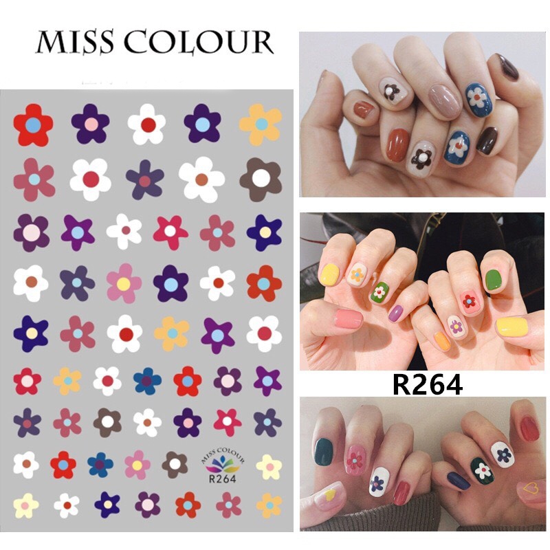 Sticker mẫu siêu KUTE trang trí móng