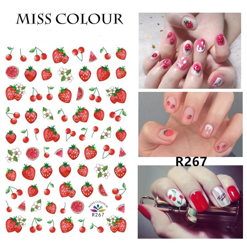 Sticker mẫu siêu KUTE trang trí móng