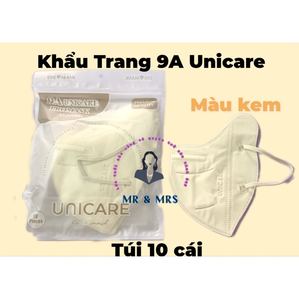 (set 20/60 cái) Khẩu Trang 9A UNICARE PROMASK 5 LỚP-