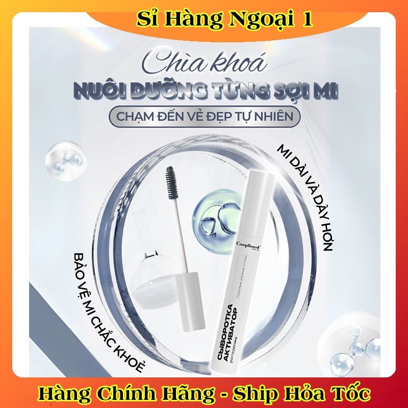 Tinh chất Dưỡng mi, lông mày Compliment 3in1 giúp mi dài, khỏe, giảm gãy rụng 12ml của Nga