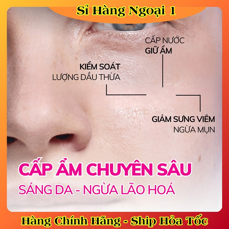Bộ Sản Phẩm Compliment Glycolic acid + Hyaluronic acid/ Lô hội - giúp làm sạch bề mặt da của Nga