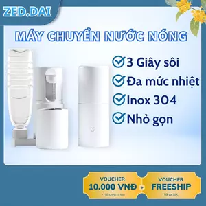 Máy nóng nước tức thời 11 chế độ nhiệt, máy nóng nước mini để bàn, bảo hành 6 tháng, kèm cốc inox 304 nhỏ gọn tiện lợi