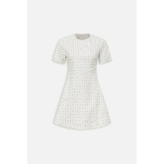 Đầm OLV kiểu linen hoa dáng chữ A Gilda phù hợp đi làm đi chơi