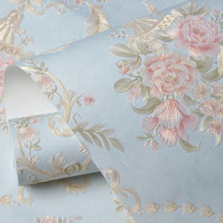 Cuộn 3m Giấy Dán Tường Vân Nổi In 3D Cao Cấp Phong Cách Vintage