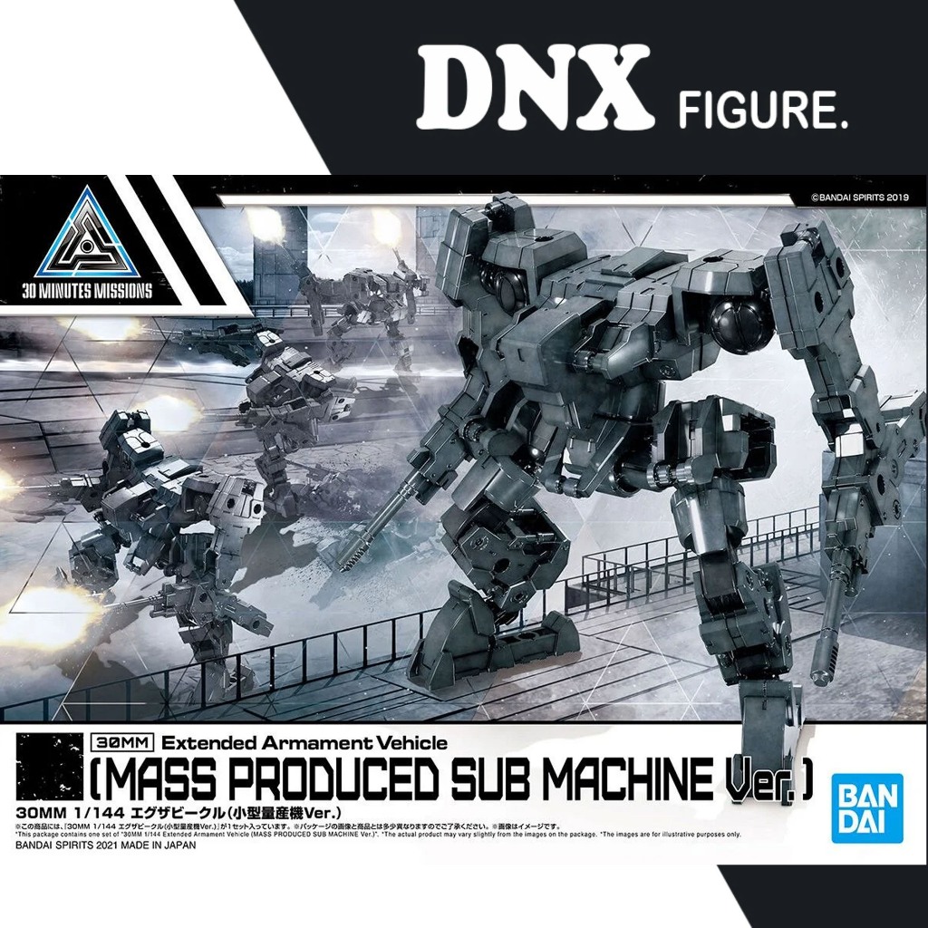 Mô Hình Lắp Ráp 30MM 1/144 Extended Armament Vehicle Mass Produced Sub Machine Ver (New Seal)