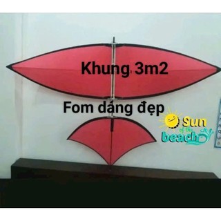 áo diều khung 2,5m 2,8m 3m 3,2m 3,6m 4m  5m giá xưởng