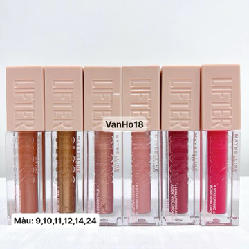USA _Son bóng dưỡng ẩm có màu Maybelline New York LIFTER GLOSS + Hyaluronic Acid 5.4ml