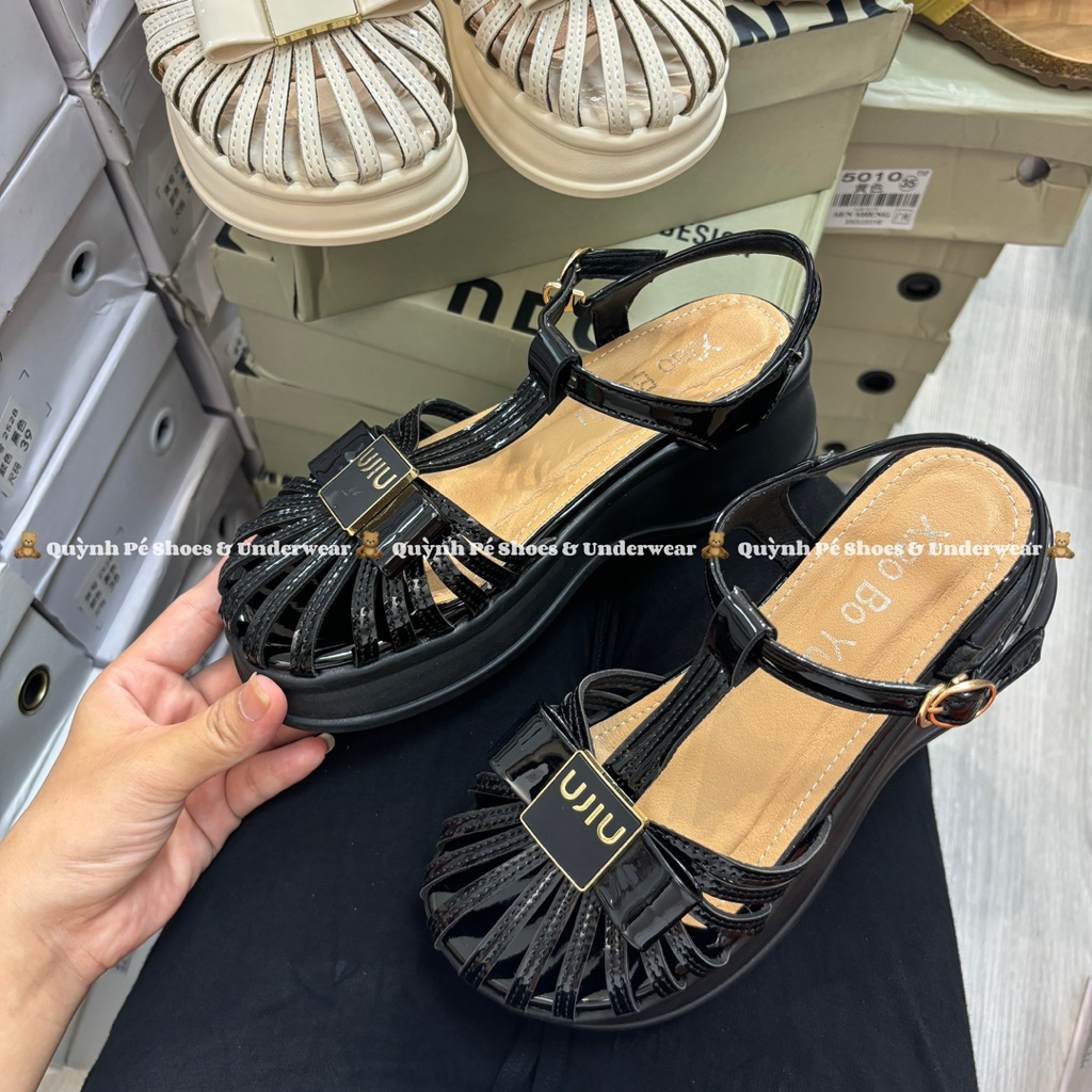SANDAL RỌ MỜ IU HÀNG QC FULLBOX