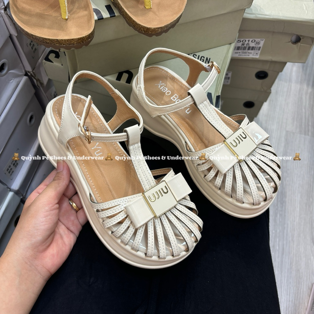 SANDAL RỌ MỜ IU HÀNG QC FULLBOX