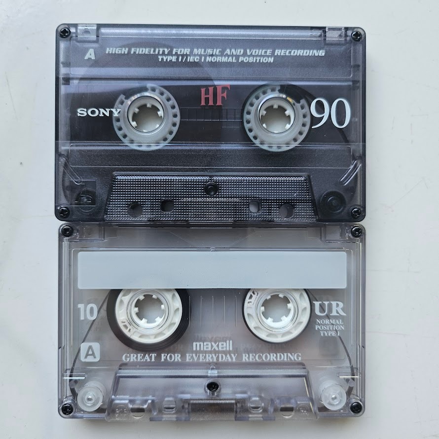 Băng cassette ghi âm 10 - 90 phút băng từ cũ ngẫu nhiên ghi âm 1 nước băng ghi âm thu sẵn khách mua về tự xoá và thu âm